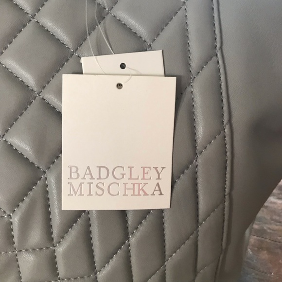 Badgley Mischka Frankie Handbag In Dove - Picture 4 of 7